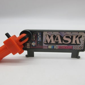 1986 BULLDOG Part - Sign - Missile Launcher -  MASK - Kenner - M.A.S.K. - Action Figure - Helmet