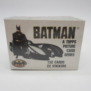 1989 BATMAN Karten Komplettset 132 Karten + 22 Sticker - Topps - Non-Sports Card - Nonsport