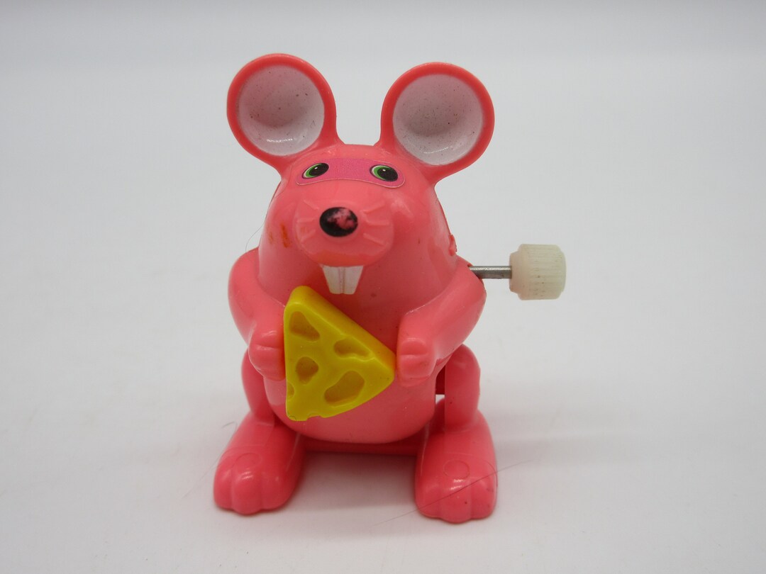 1980's TOMY Pocket Pets Wind UP Mouse Works Flips Etsy UK