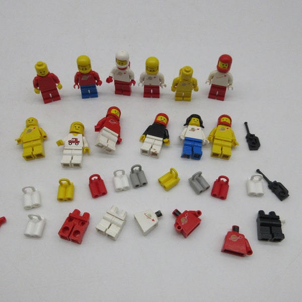 1970's LEGO Space Mini Figure Lot - Astronaut  LEGO Mini Figure Minifigures