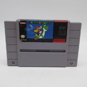 1991 Super Mario World (SNES) Super Nintendo (Tested + Cleaned)