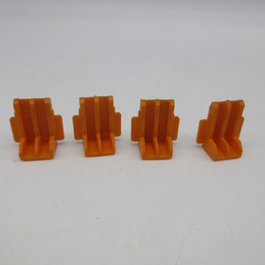 1972 Gi Joe Headquarters Orange Clip Parts -  12&quot; Gi Joe - Hasbro - Action Figure - Adventure Team