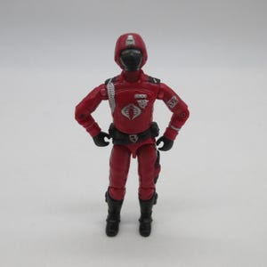 Figura de acción de Gi Joe (Hasbro) de CRIMSON GUARD de 1985, ARAH Cobra, 3 3/4&quot;, 12&quot;, Army Builder