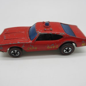1974 Fire Dept. -  Redline Hot Wheels -  Diecast Lesney Superfast Vintage