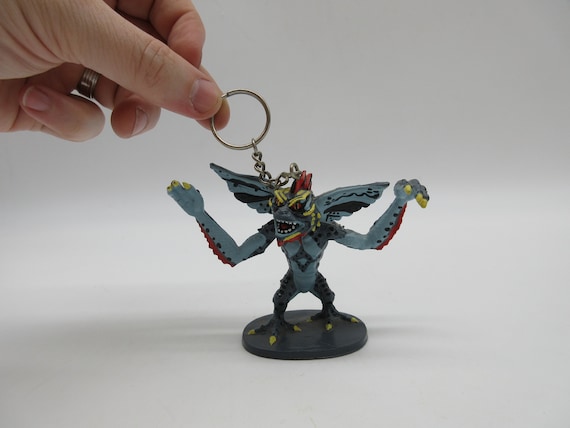 1990 STRIPE Keychain - Gremlins Gizmo - PVC Figures - Applause