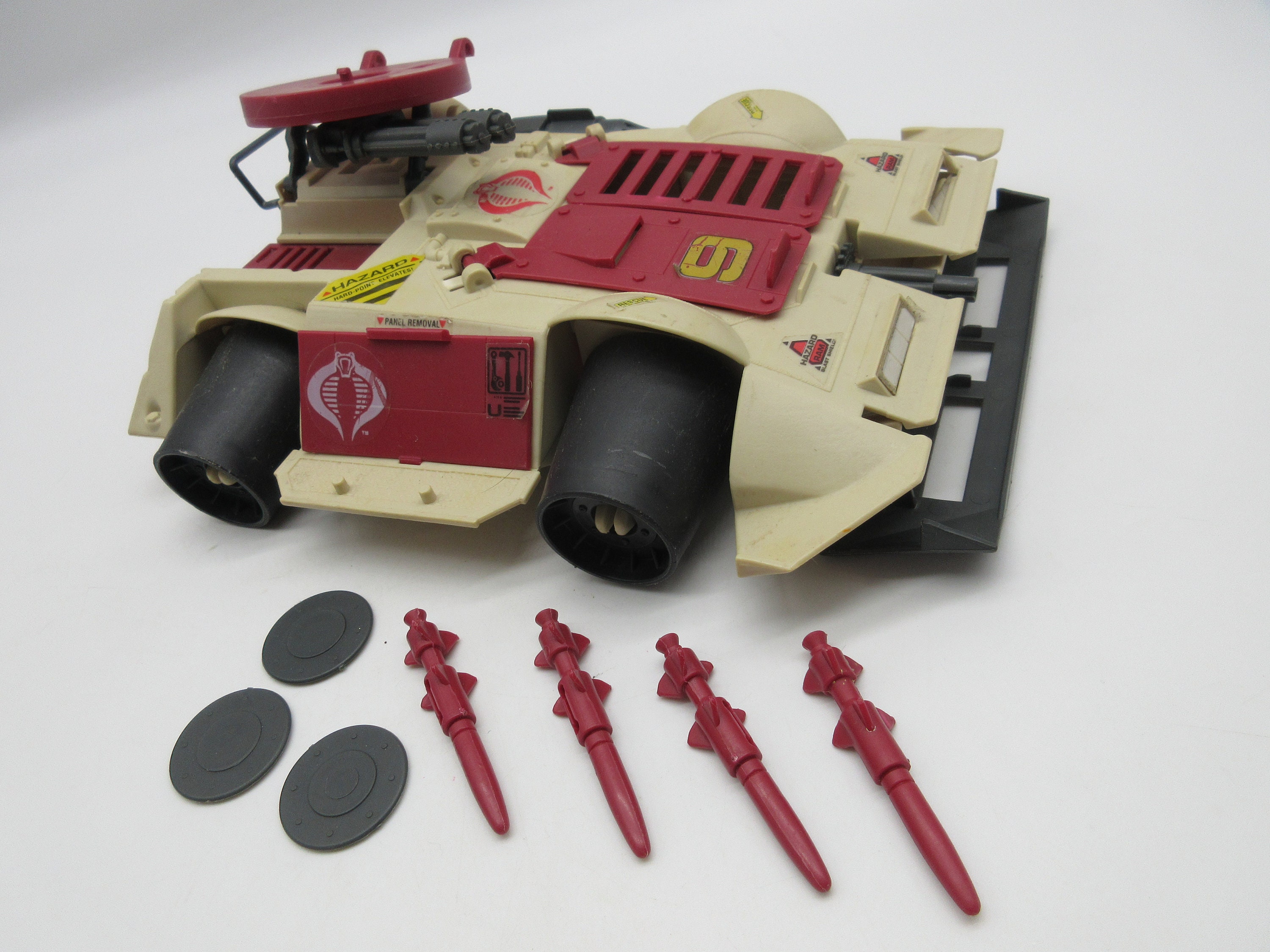1989 RAGE Urban Assault Vehicle Gi Joe Vehicle (Hasbro) Action figure  ARAH Cobra 3/4