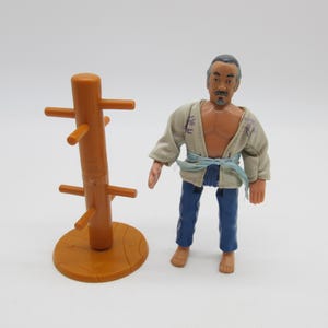 1986 Mr. MIYAGI w/ Break Away Wood -  Remco Karate Kid - Lanard Karate Dragon Force DragonMaster  - Action Figure Toy