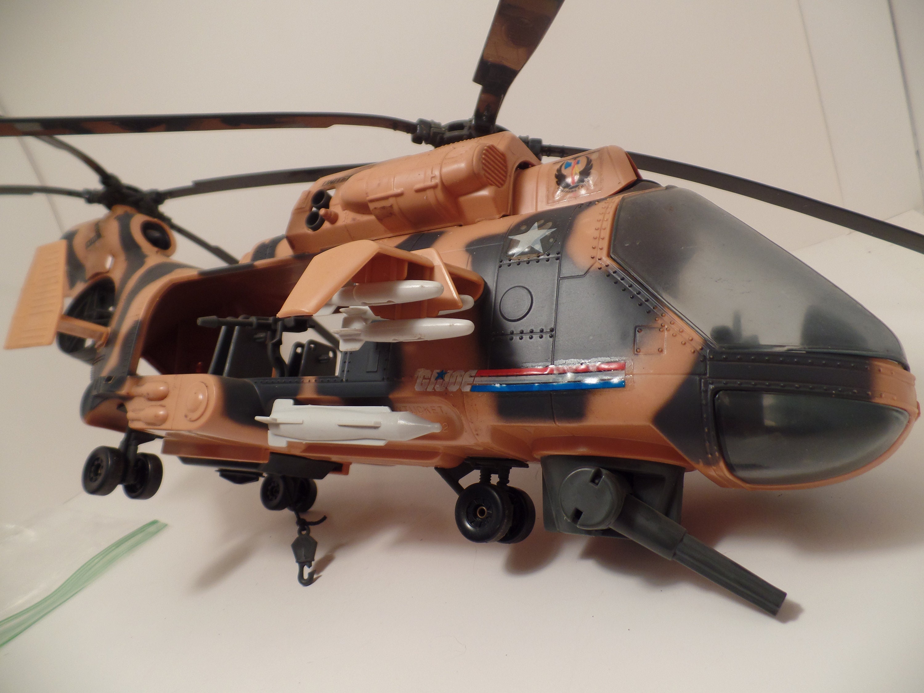 1986 TOMAHAWK Helicopter - 100% Complete Gi Joe (hasbro 1986 TOMAHAWK Helicopter - 100% Complete Gi Joe (hasbro