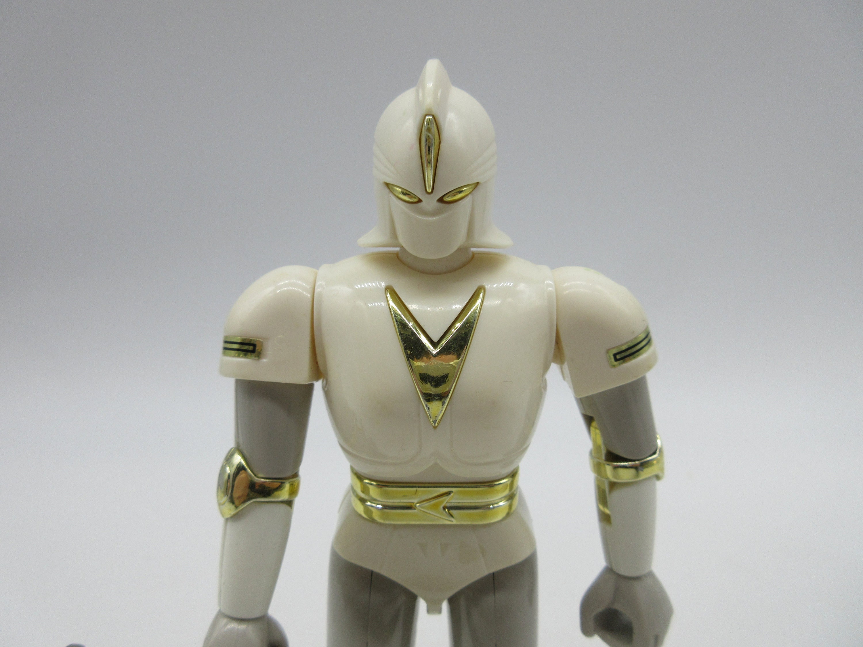 1995 WHITE RANGER Battle Borg W/ Sword - Mighty Morphin Power