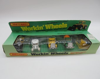 1982 *RARE* Workin Wheels Gift Pack - Sealed in Package  - MATCHBOX Diecast Lesney Superfast Vintage