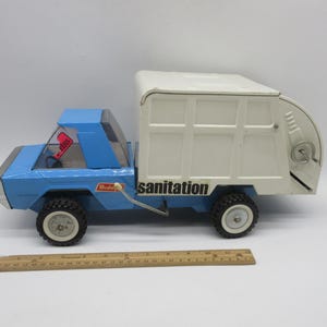 1970&#39;s BUDDY L Sanitation Truck - Garbage Truck  - Pressed Steel - Diecast
