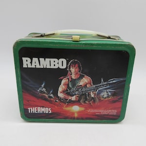 1985 RAMBO Metal LUNCHBOX - Lunch Box
