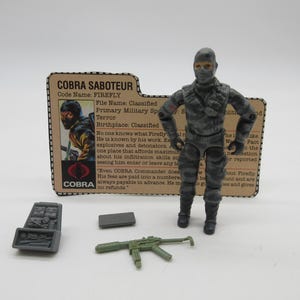 1984 FIREFLY - Gi Joe (Hasbro) Figura de acción ARAH Cobra 3 3/4&quot; 12&quot;