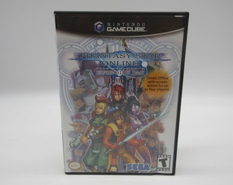 2001 Phantasy Star Online - Episodes I and II ( 1 & 2)  - Complete - Nintendo Gamecube (Tested+Cleaned) CiB