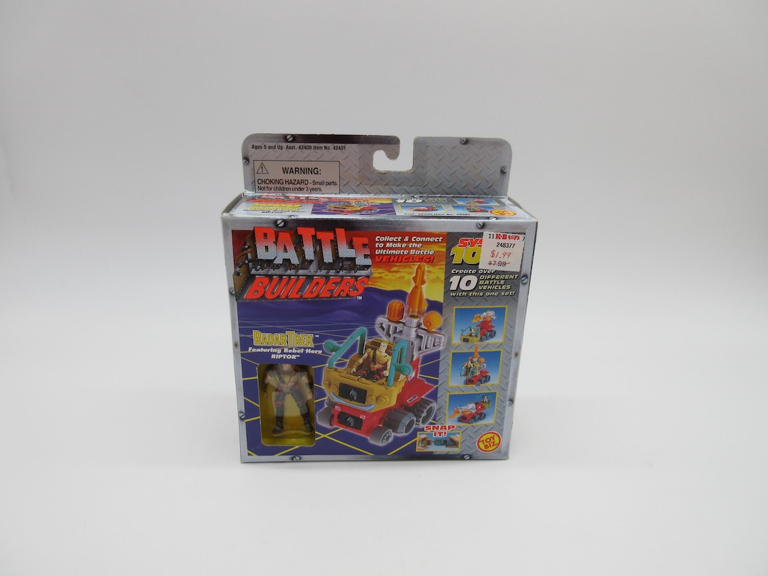 1996 BATTLE BUILDERS - Radar Trek - Sealed New - MOC - 100