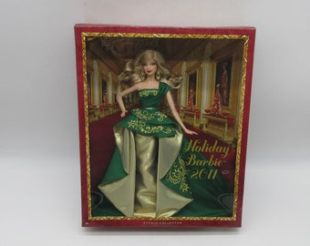 HOLIDAY BARBIE Nieuw in doos - Fabriek verzegeld - MiSB - Mattel - Kerstcadeau - Nostalgisch Gelukkig 2011