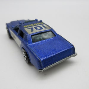 1977 Sheriff Police Car Metalic Flake Blue Black Wall - Etsy