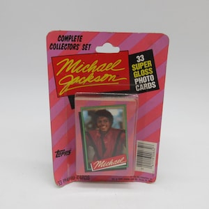 1984 Michael Jackson Komplettes Set 33 Aufkleber - Neu In Paket - Topps - Non-Sports Karte - Nonsport