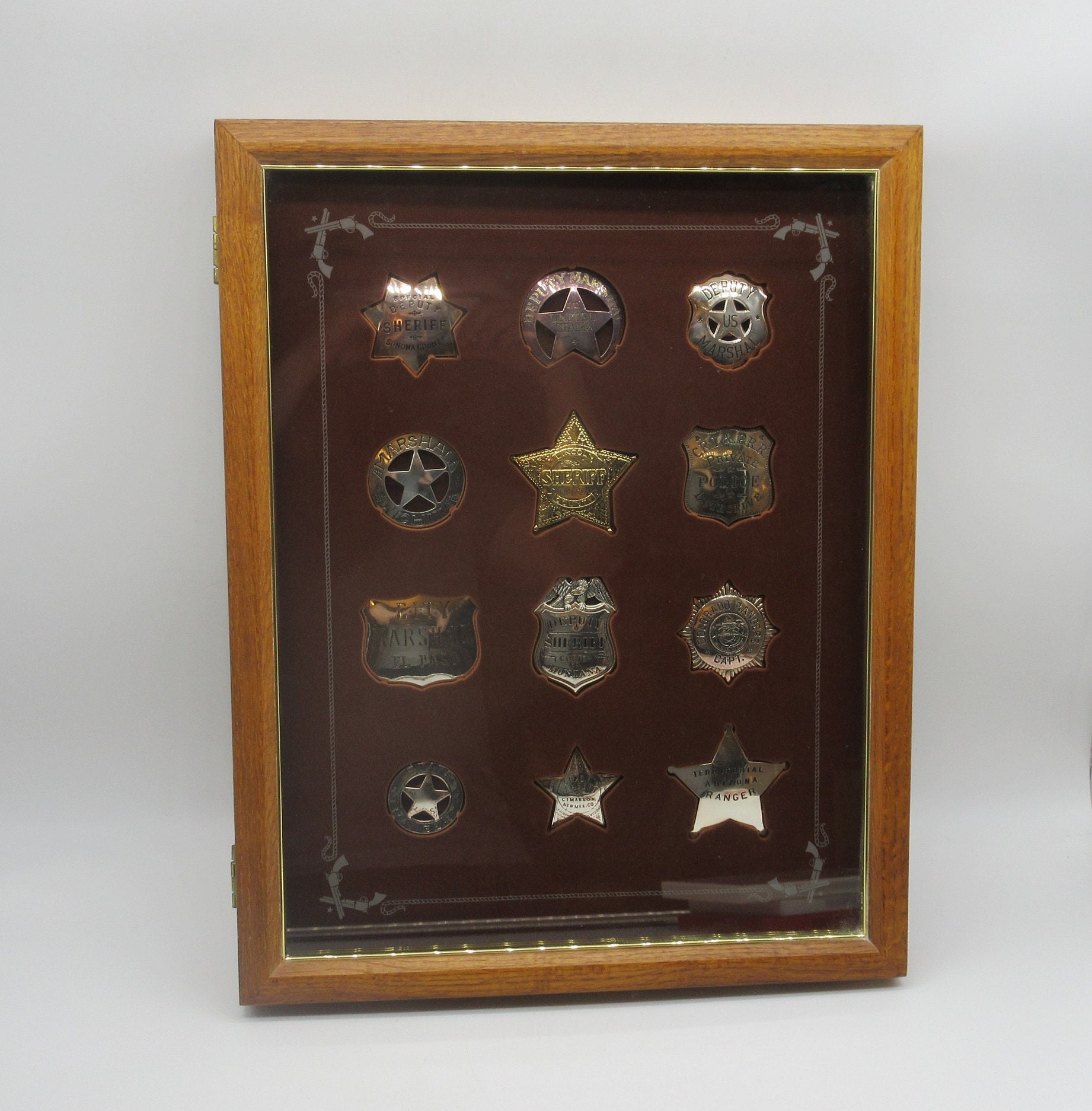 1987 FRANKLIN MINT Official Sheriff Badges - Sterling Silver