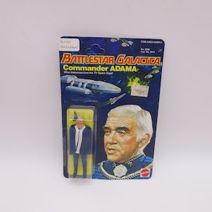 1978 Commander ADAMA Battlestar Galactica - Mattel -  Action Figure - SciFi