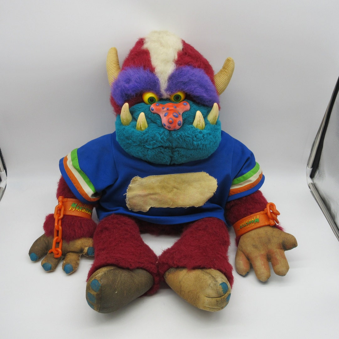 1986 My Pet Football Monster W/ HANDCUFFS - Authentic Amtoy 1986 My Pet Football Monster W/ HANDCUFFS - Authentic Amtoy