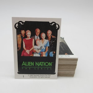 1990 ALIEN NATION Komplettes Set von 60 Karten - Topps - Non-Sports Karte - Nonsport