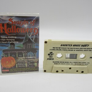 1980's HALLOWEEN The Sounds of - Hautned House Kaseta magnetofonowa - Kompletna - VHS - Kaseta wideo -