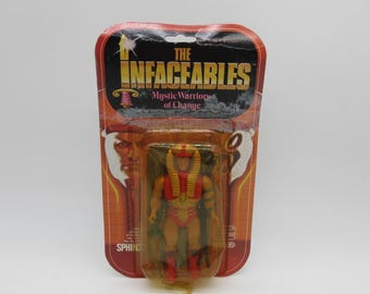 1984 SPHINX INFACEABLES - MOC - Complete - Galoob - Vintage Action