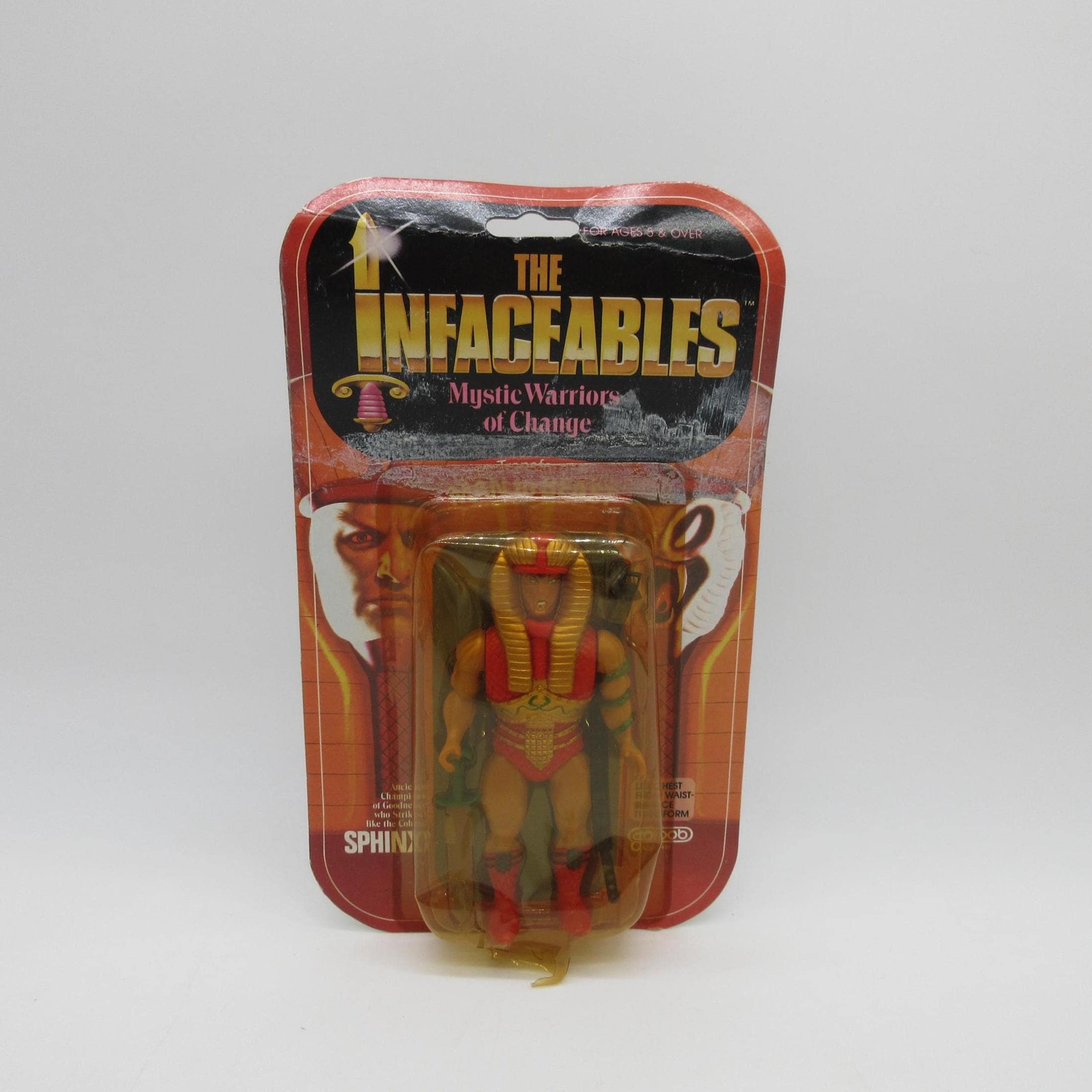 1984 SPHINX INFACEABLES - MOC - Complete - Galoob - Vintage Action
