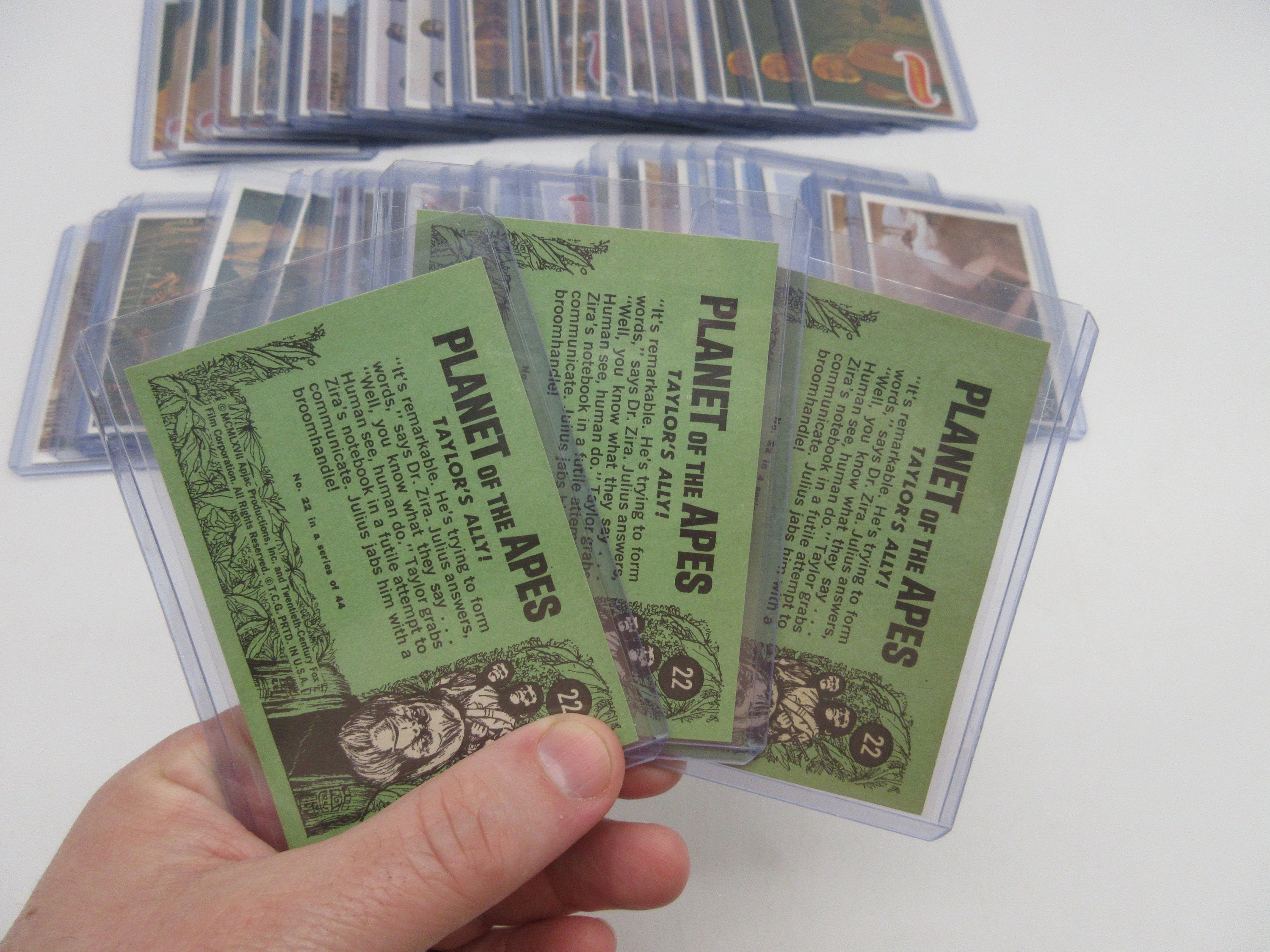 1967 PLANET of the APES Green Back Trading Cards - You Pick
