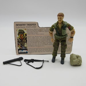 1985 FOOTLOOSE con Filecard - Gi Joe (Hasbro) Figura de acción ARAH Cobra 3 3/4&quot; 12&quot;