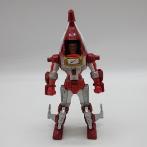 1996 Operation Overdrive Red Moto Morph  Ranger -  Mighty Morphin Power Rangers - MMPR - Megazord - Action Figure - Vintage Toy Part