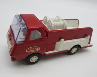 1980 TONKA Mini Fire Truck  - Pressed Steel - Diecast