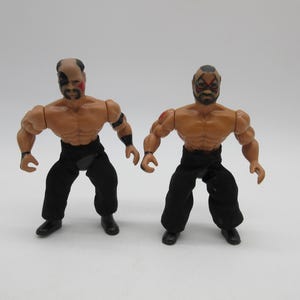 1985 REMCO AWA Road Warriors - Hawk & Animal w/ Pants  - wcw Galoob - Hasbro Titan Wrestlers - wwf wwe Wrestling Figure LjN Hulk