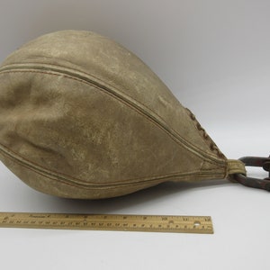 Antique Boxing Speed Bag - OK Manufacting Company -  Man Cave Restaurant Sports Bar Decoration