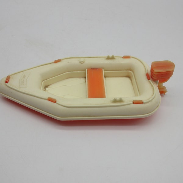 1970's TIM MEE Toys Motorboat / Raft -  MARX Figures -