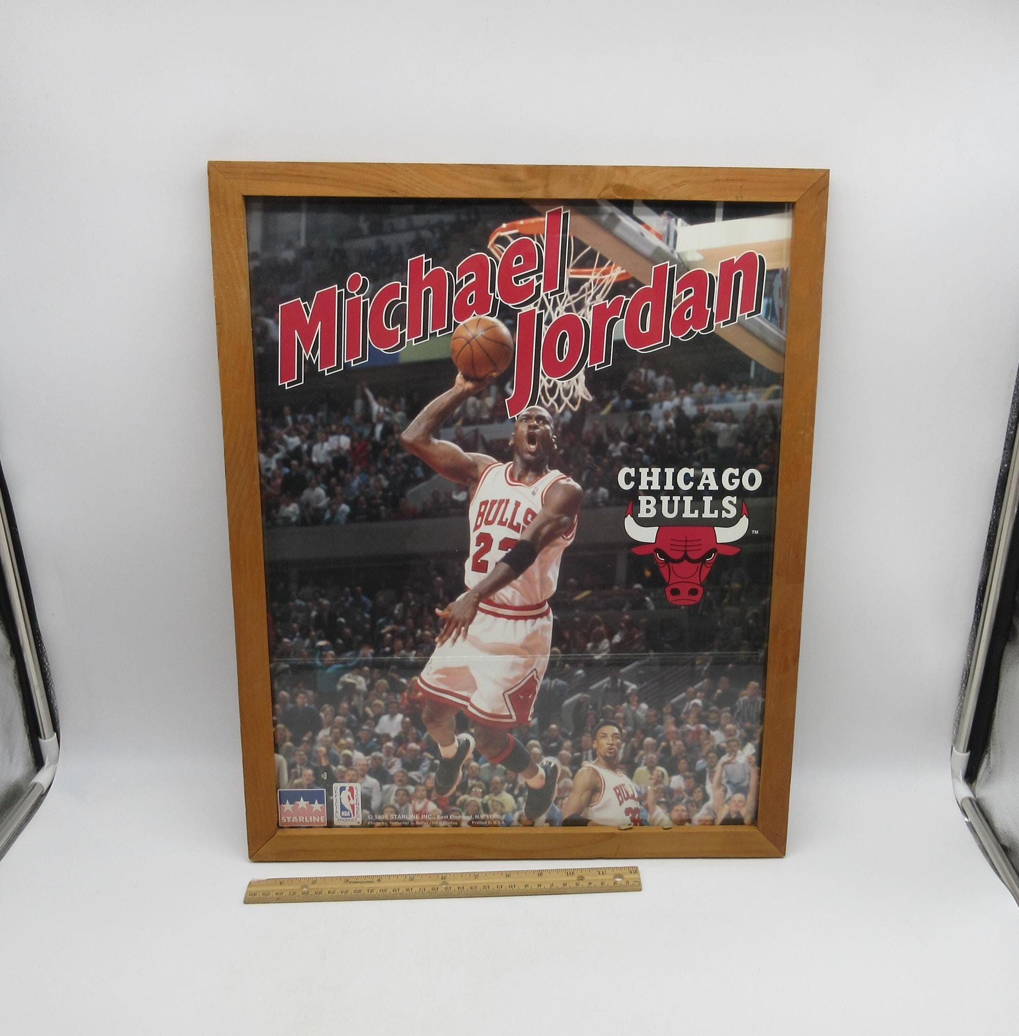 Vintage 1990 Michael Jordan Chicago Bulls Dunk Starline