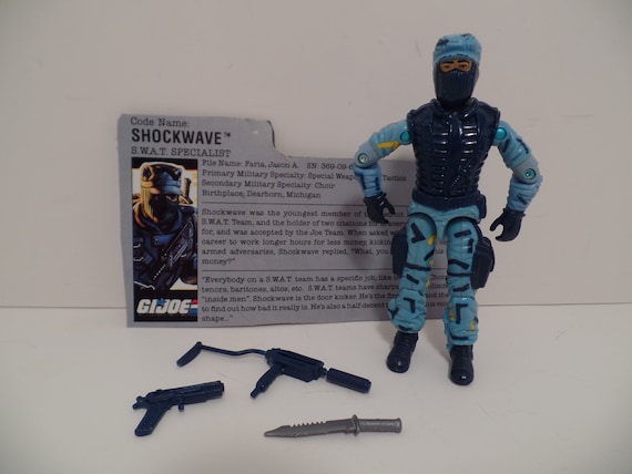 GI JOE 1988 SHOCKWAVE BACKPACK ONE DAY HANDLING