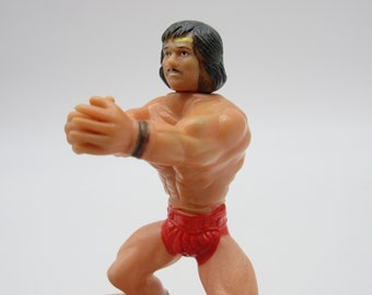 Vtg WWE 1990 Ultimate Warrior Squirt Head Titan Sports