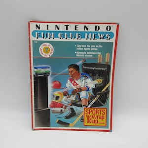 1988 NINTENDO Fun Club News Vol 2 #7 Junio Julio - Deportes - Revista POWER con póster - Números (NeS) Volumen Vol