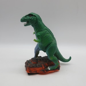 1992 T-rex Statue / Battery Operated - Trendmasters -  JURASSIC PARK - Hasbro - Lost World - Action Figure - Vintage Toy