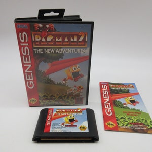 1993 PAC MAN 2 - The New Adventures - Complete - CIB -   Sega Genesis (Tested + Cleaned) Game