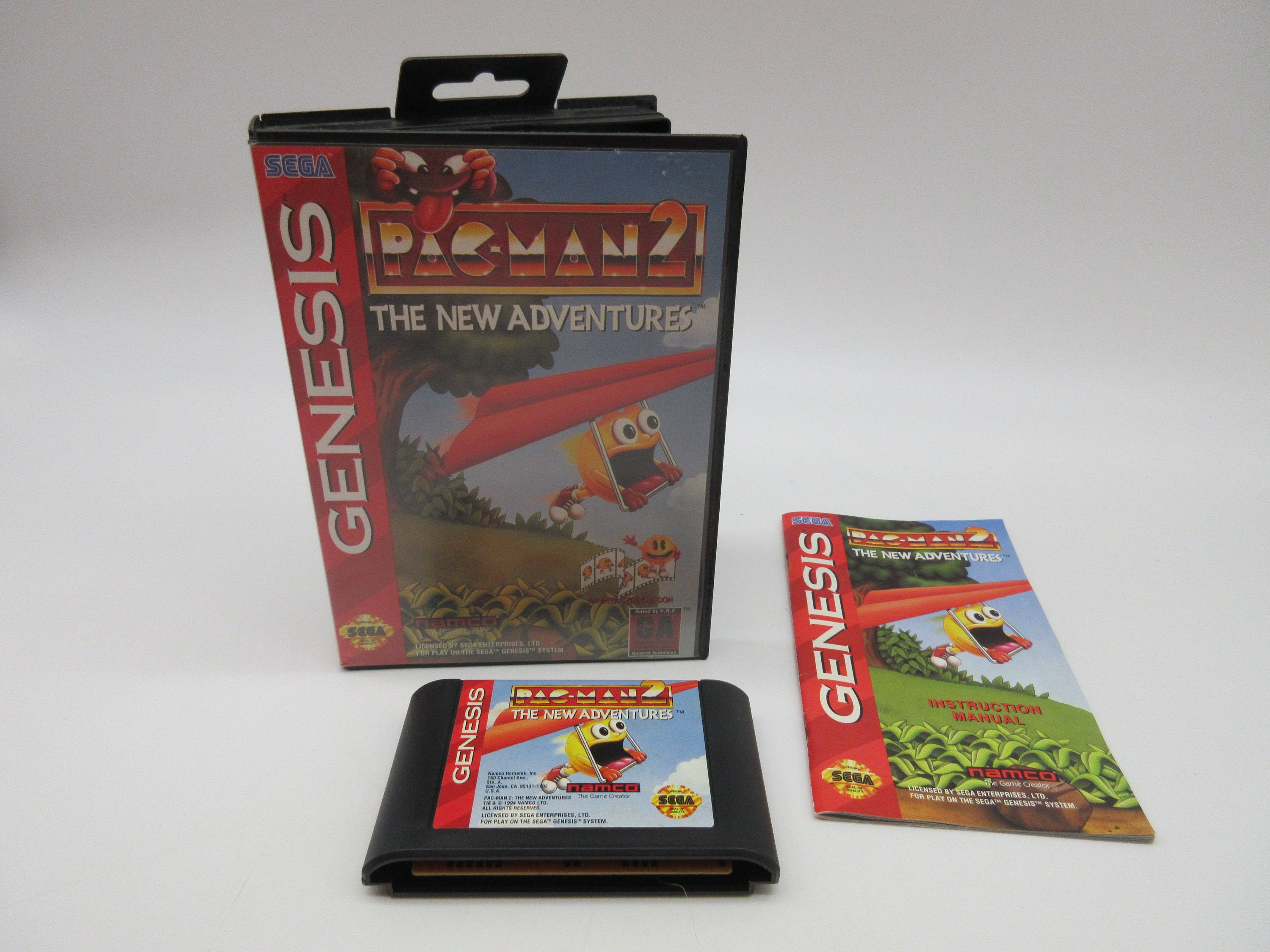 未開封品 ボンバースルーGOGO！ ～ジャンプヒーロー外伝2～ PCゲーム 1993 PAC MAN 2 - the New Adventures - Complete - CIB - Sega