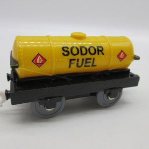 Sodor Fuel Tank - Thomas The Tank Engine - Die-Cast - Square Magnet - Wooden - Learning Curve Train (ERTL) - Britt Allcroft Diecast