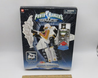 1997 SPACE Deluxe Mega Winger in Box - Mighty Morphin Power Rangers - MMPR - Megazord - Action Figure - Vintage Toy Part