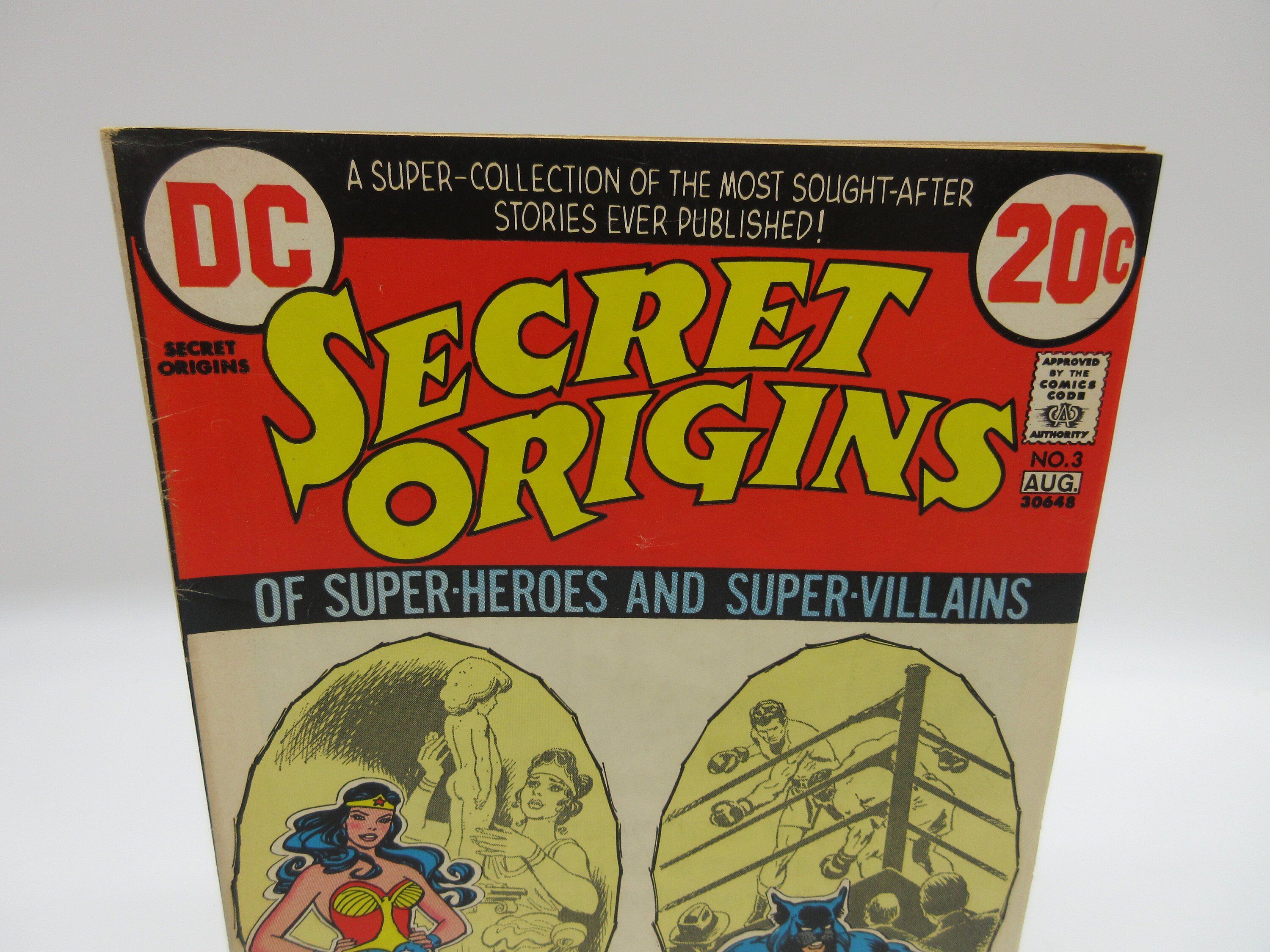 1973 #3 SECRET ORIGINS - Wonder Woman + Wildcat - Comic Book - Etsy ...