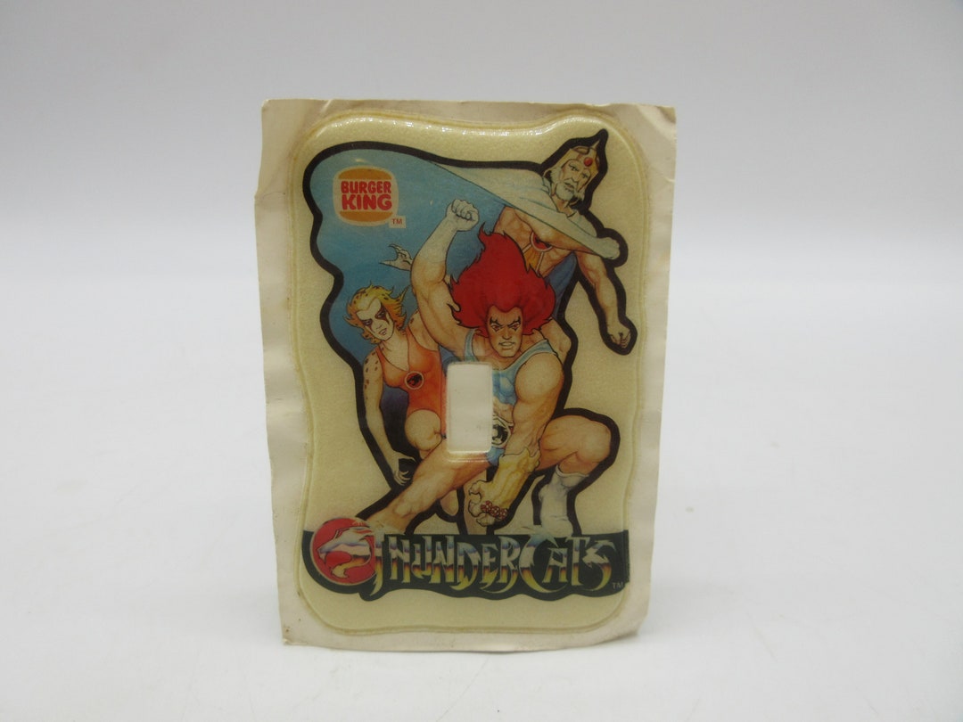 1985 Thundercats Light Switch Cover Burger King LJN Etsy