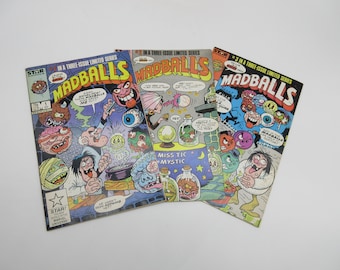 1986 MADBALLS #1 #2 #3 – 1-3 Run – Star-Comic-Buch