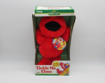 Buy 1996 Original Tickle Me Elmo W/box Tyco Sesame Street