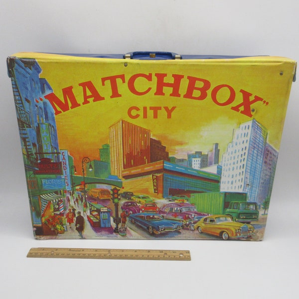 1960's MATCHBOX City - Foldout Playset -  Diecast Lesney Superfast Vintage